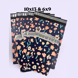 (10) 6x9 & 10x13 Spring Flower Poly Mailers (Pack #1)